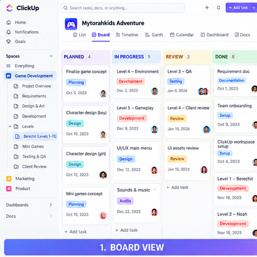 Mytorahkids Board View